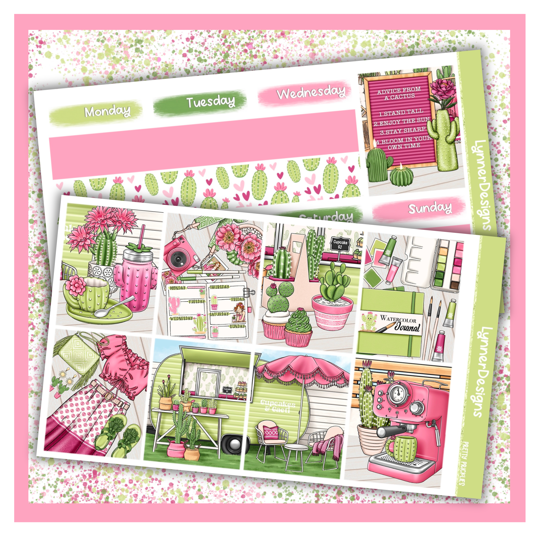 Pretty Pricklies - Weekly Kit – LynnerDesigns