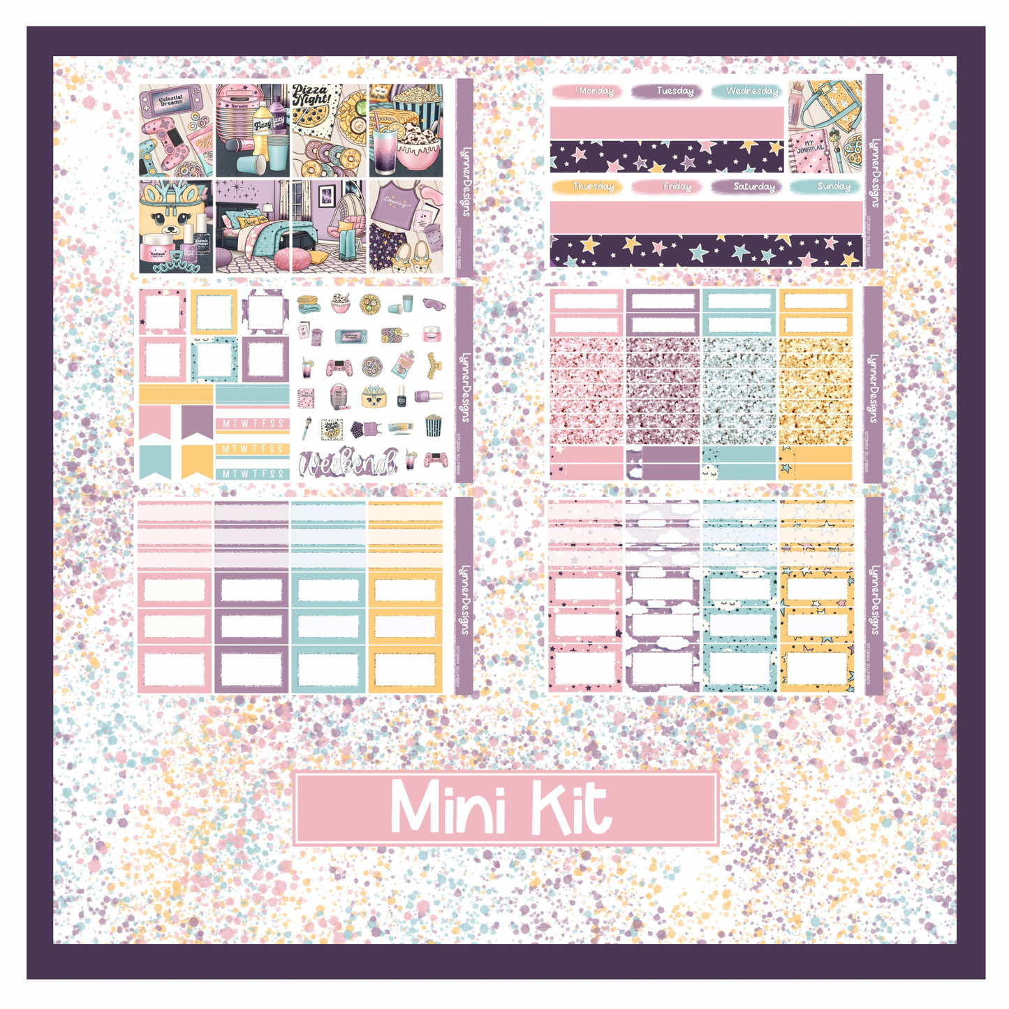 Starry Slumber- Vertical Weekly Kit