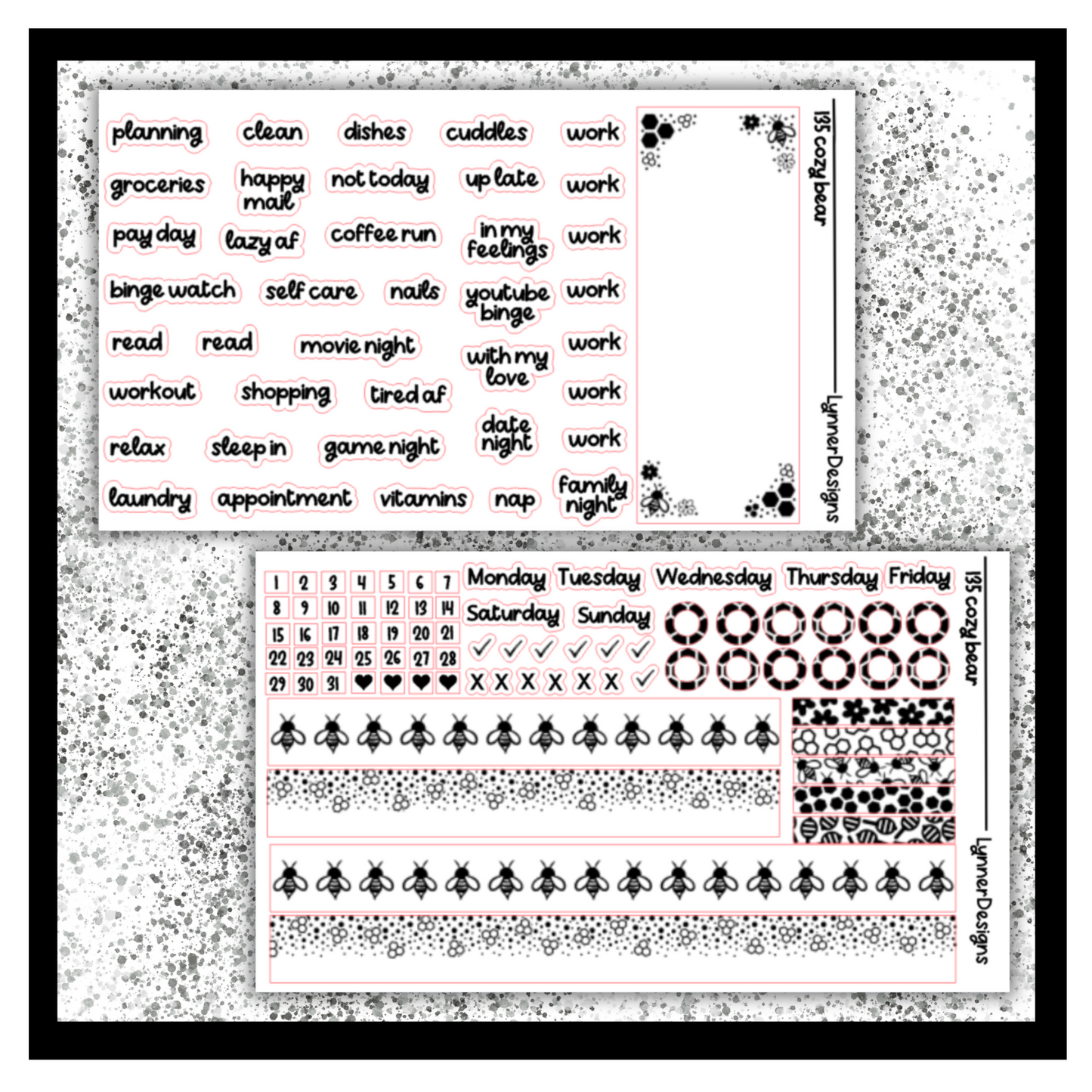 Printable - 135 Cozy Bear Foil Pack