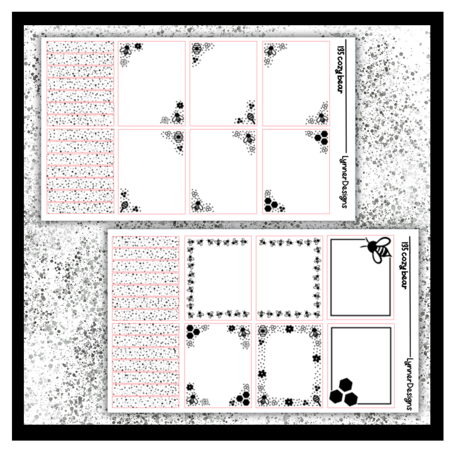 Printable - 135 Cozy Bear Foil Pack
