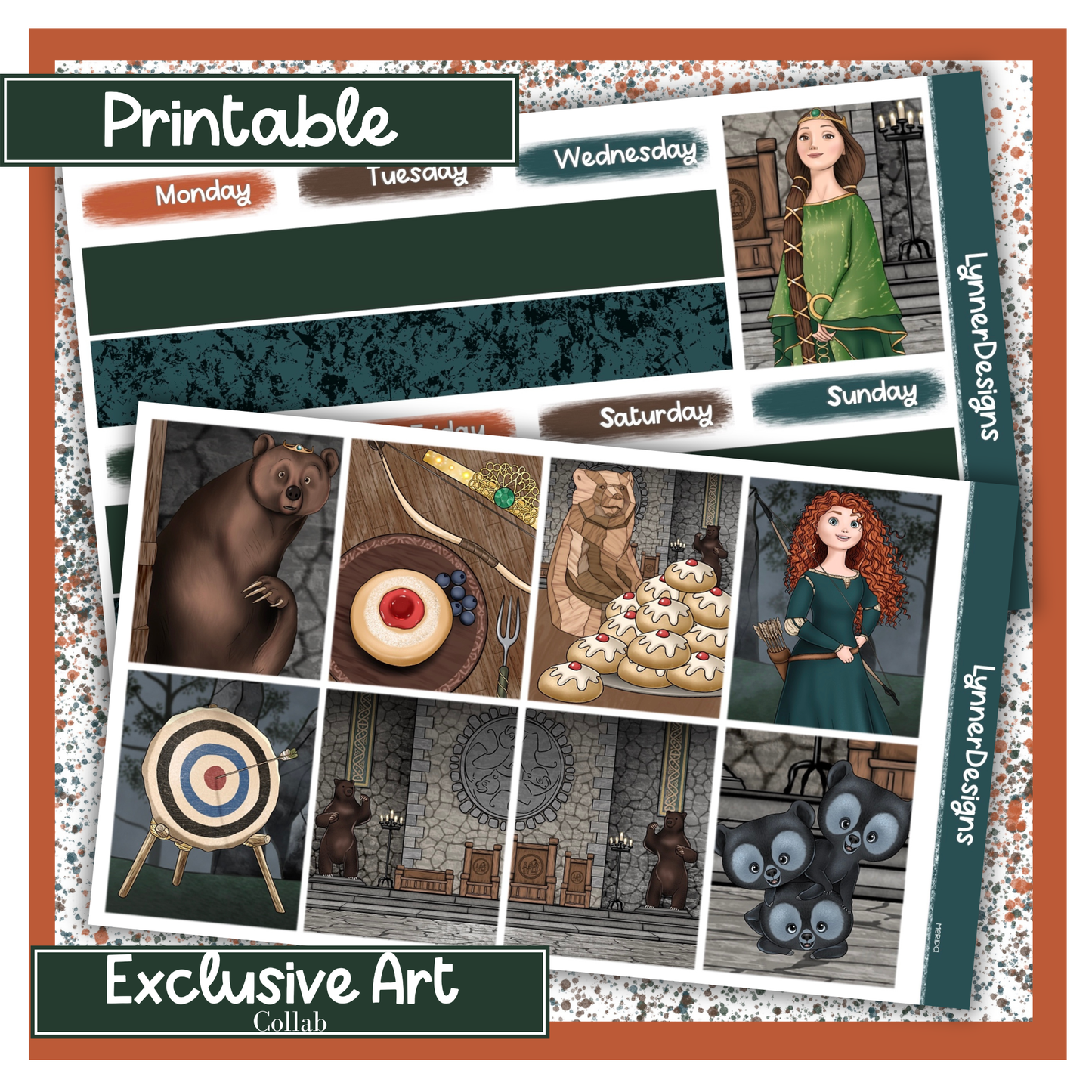 Printable - Merida - Vertical Weekly Kit