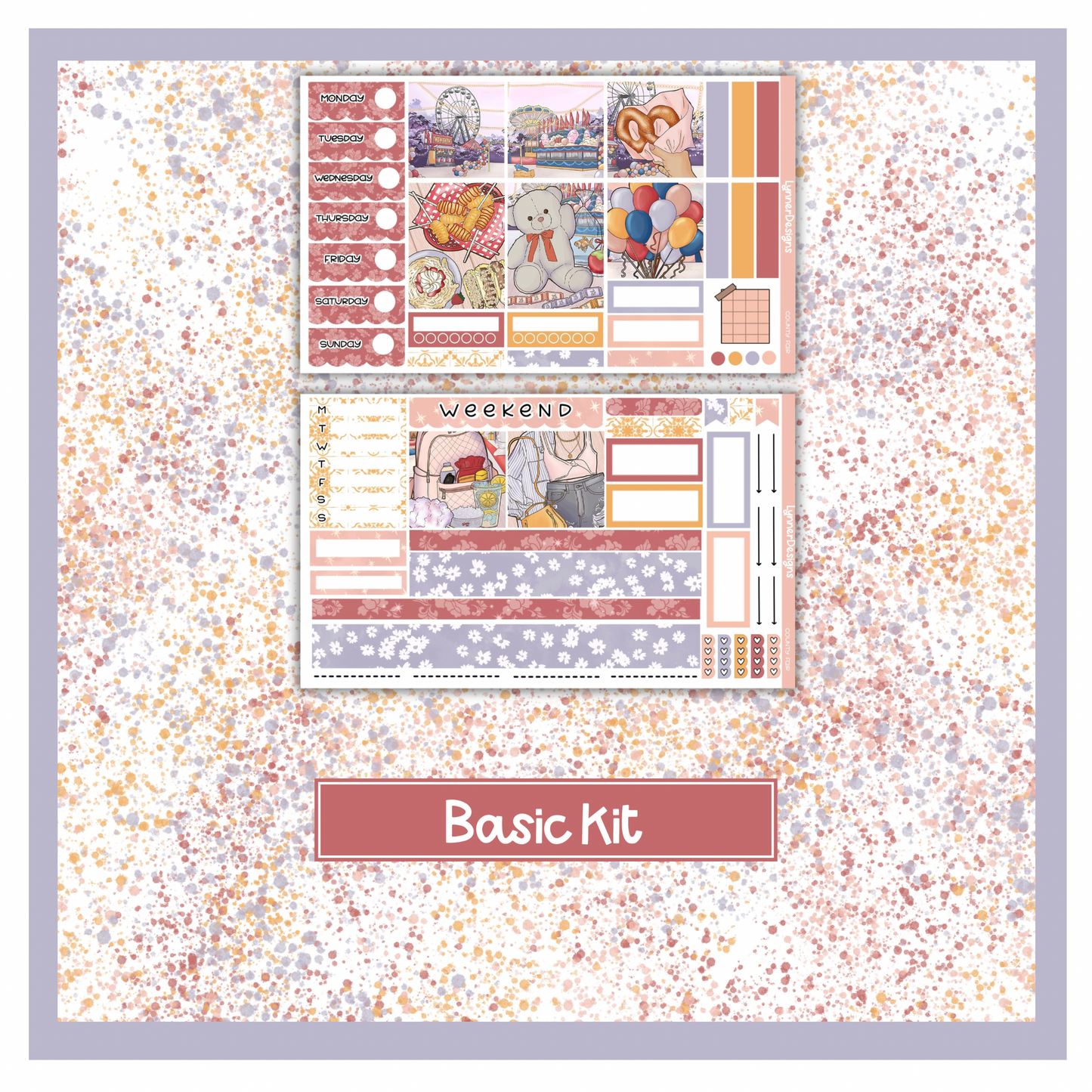 County Fair - Hobonichi Cousin Weekly Kit
