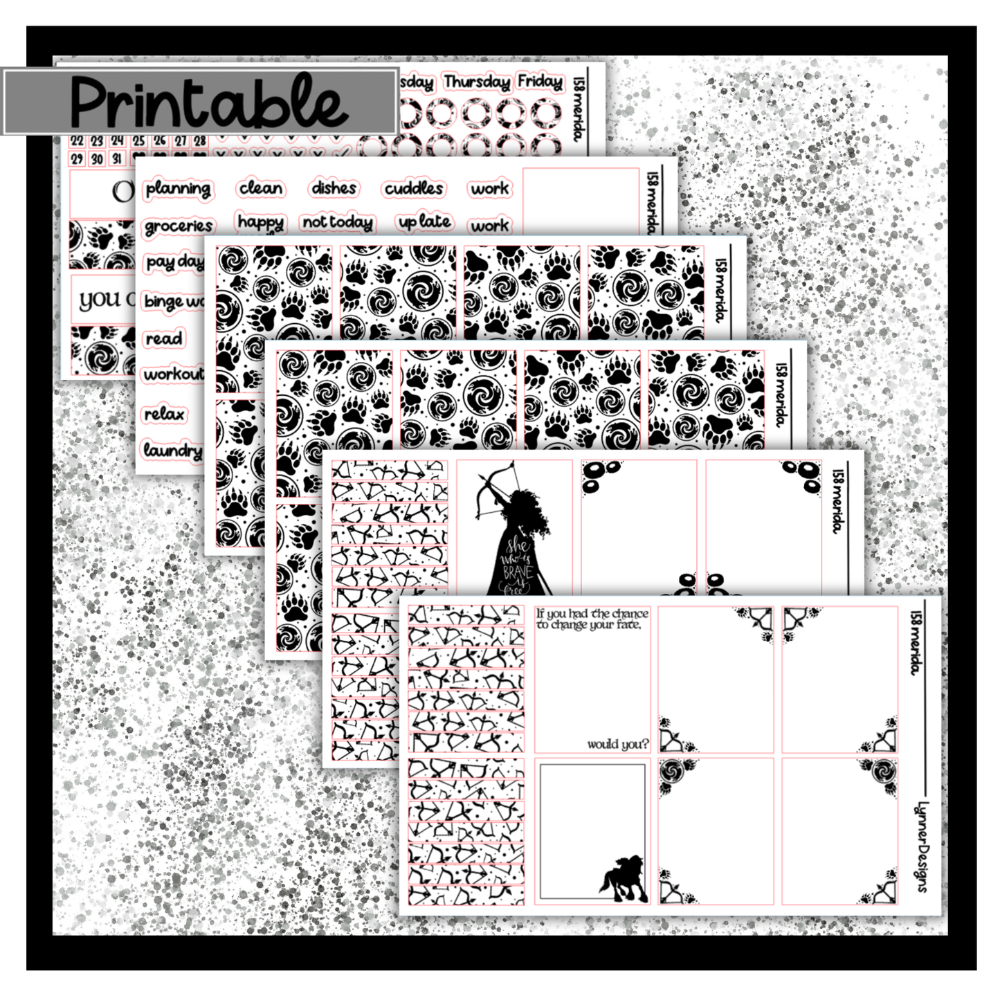 Printable - 158 Merida Foil Pack