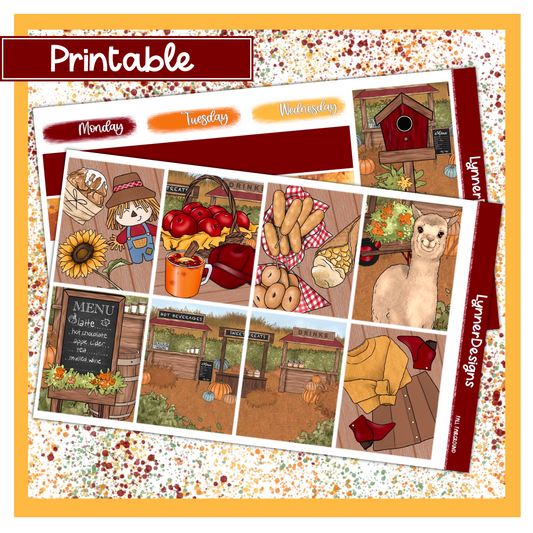 Printable - Fall Fairground Weekly Kit