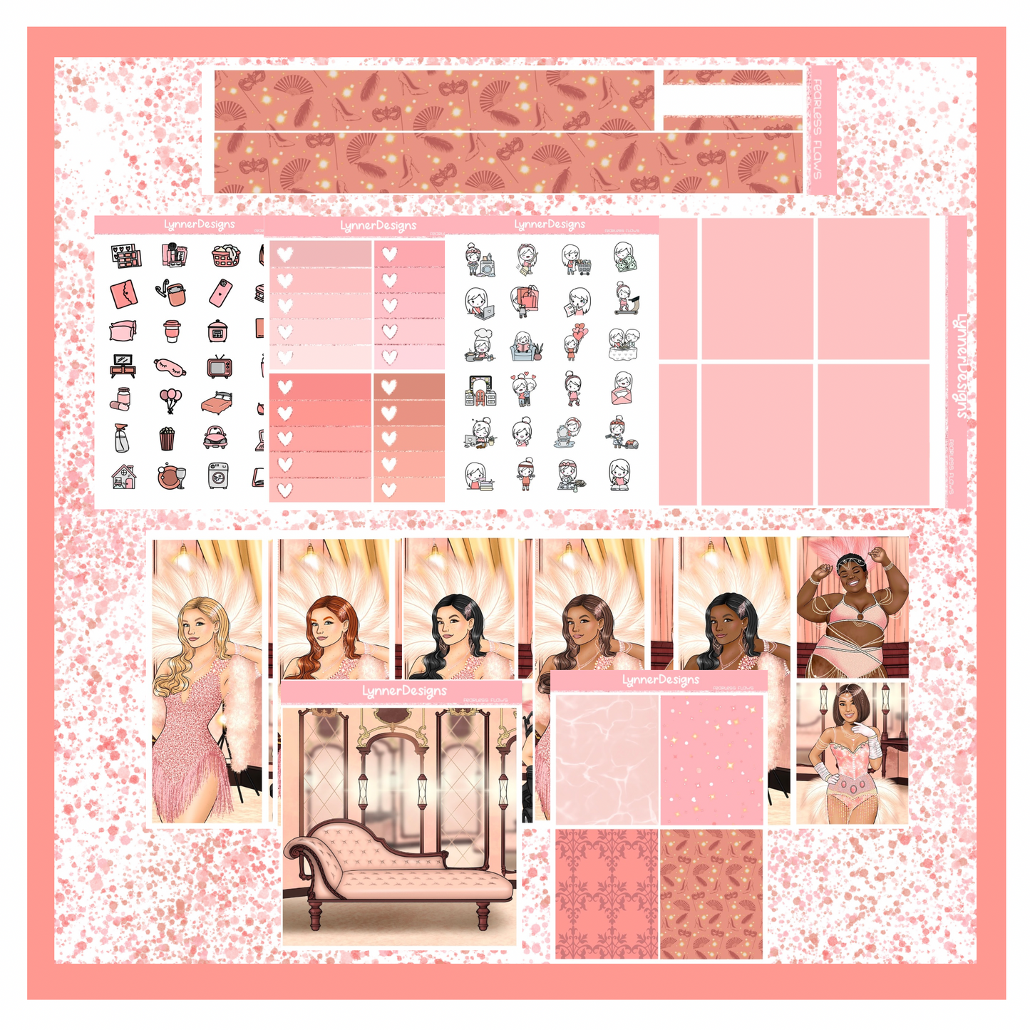 Printable - Fearless Flaws - Vertical Weekly Kit