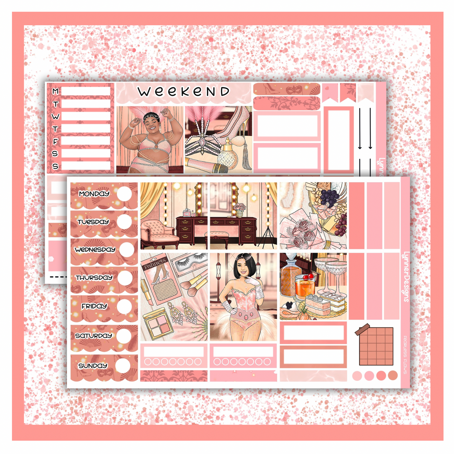 Fearless Flaws - Hobonichi Cousin Weekly Kit