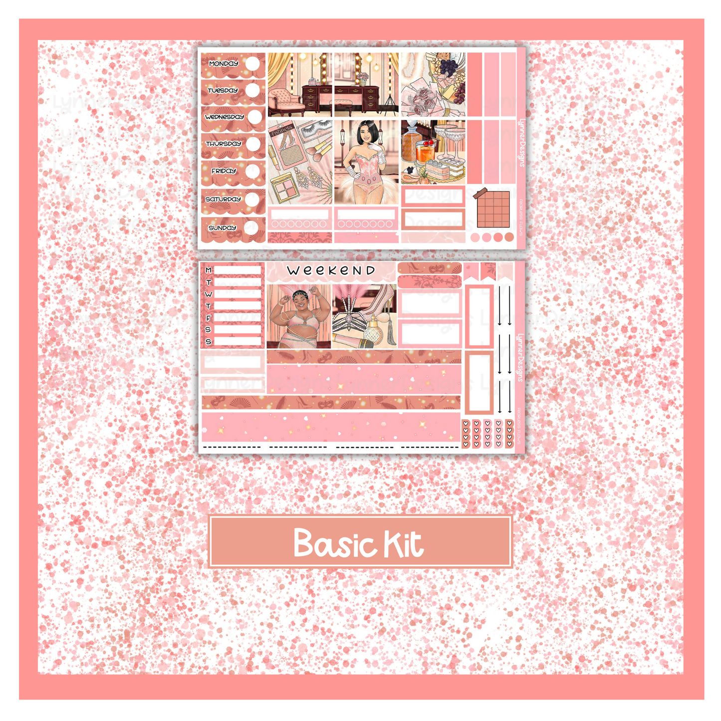 Fearless Flaws - Hobonichi Cousin Weekly Kit