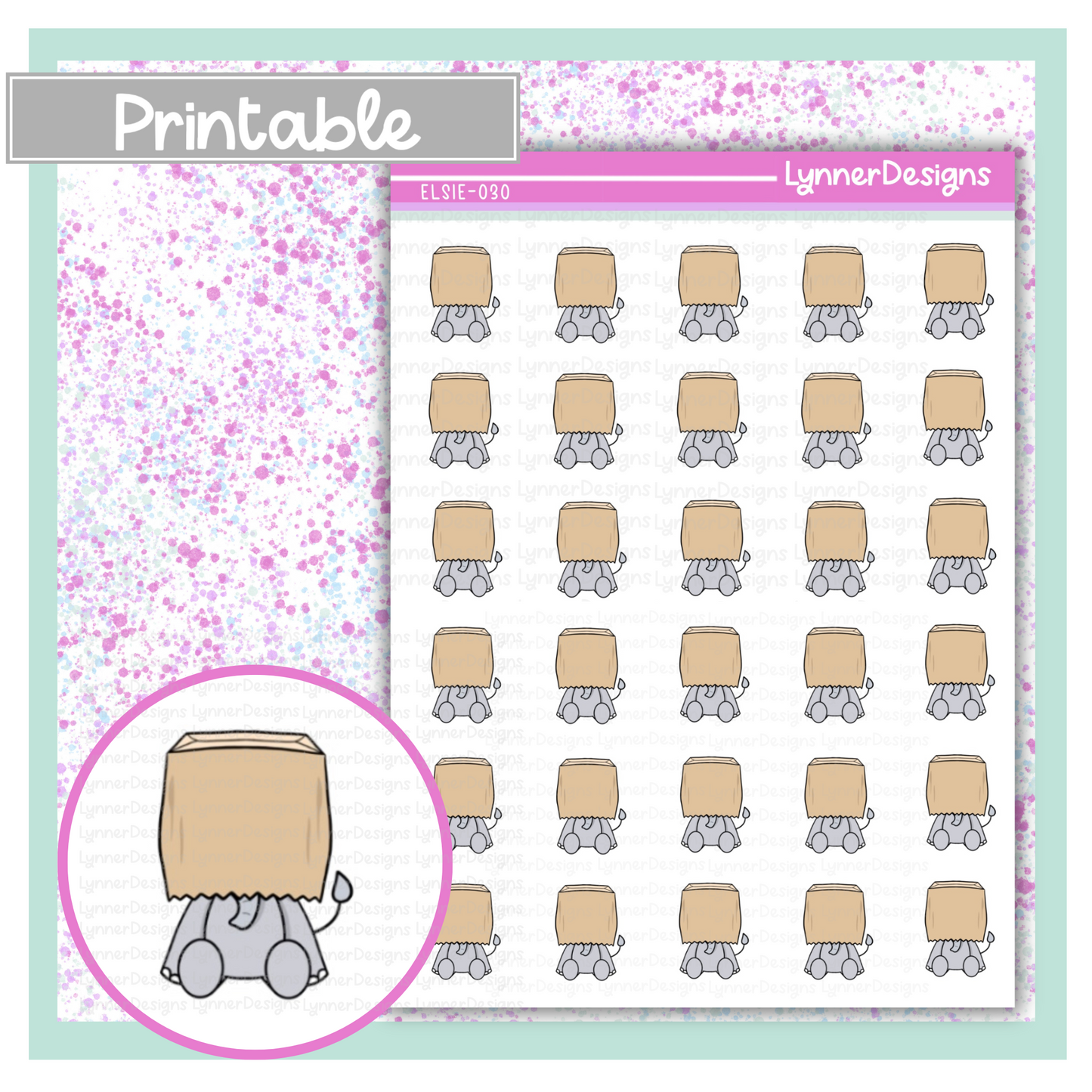 Printable - Elsie 030 - Bag Over Head