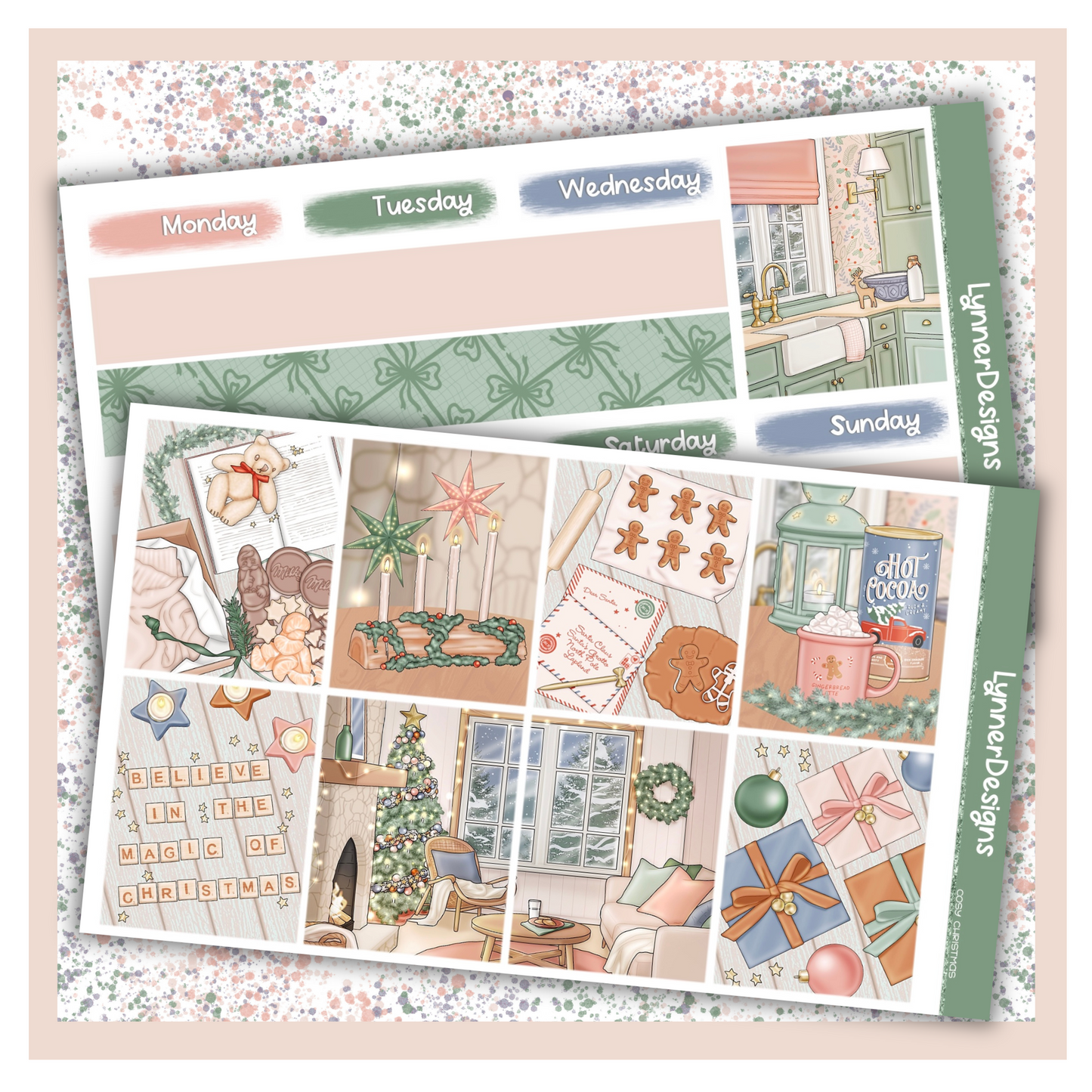 Cosy Christmas - Vertical Weekly Kit