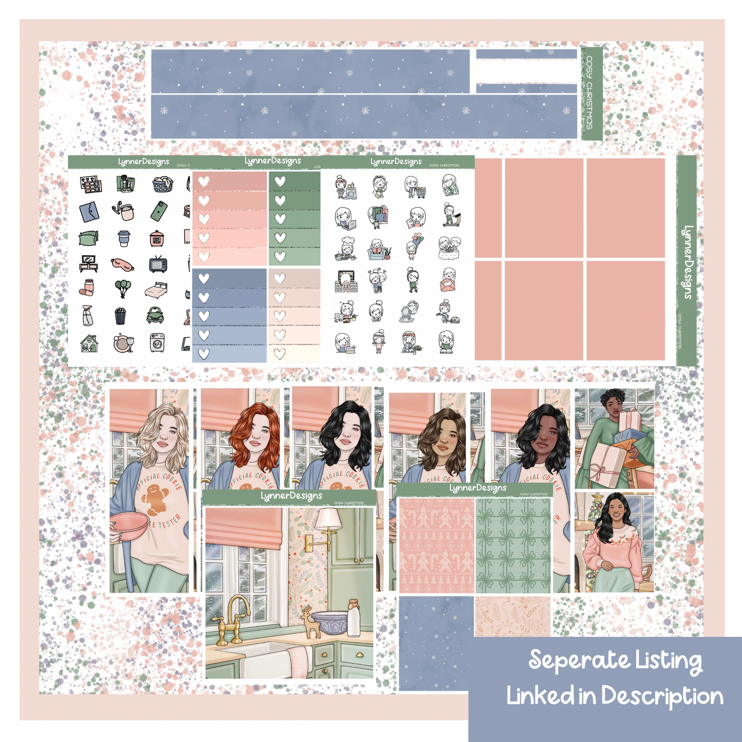 Cosy Christmas - Vertical Weekly Kit