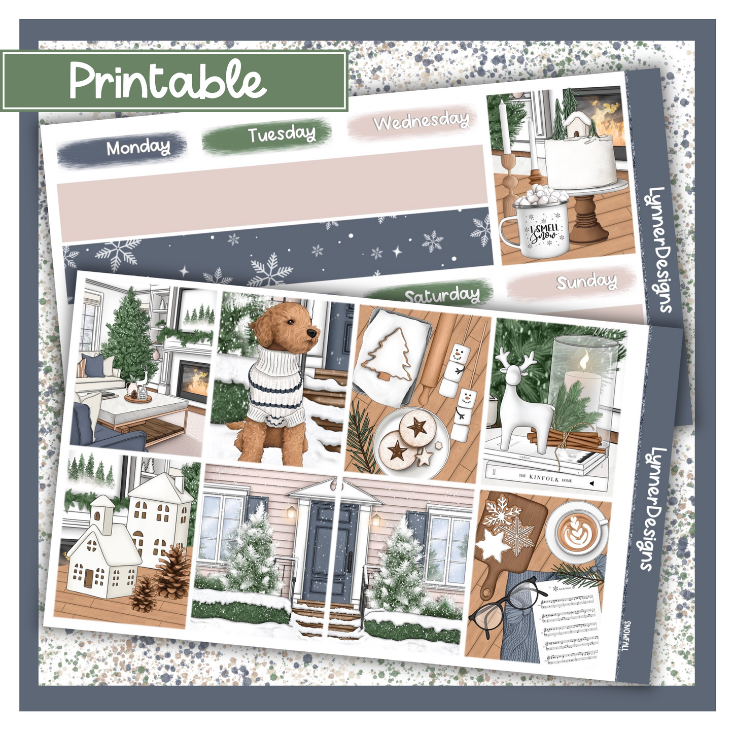 Printable - Snowfall Weekly Kit