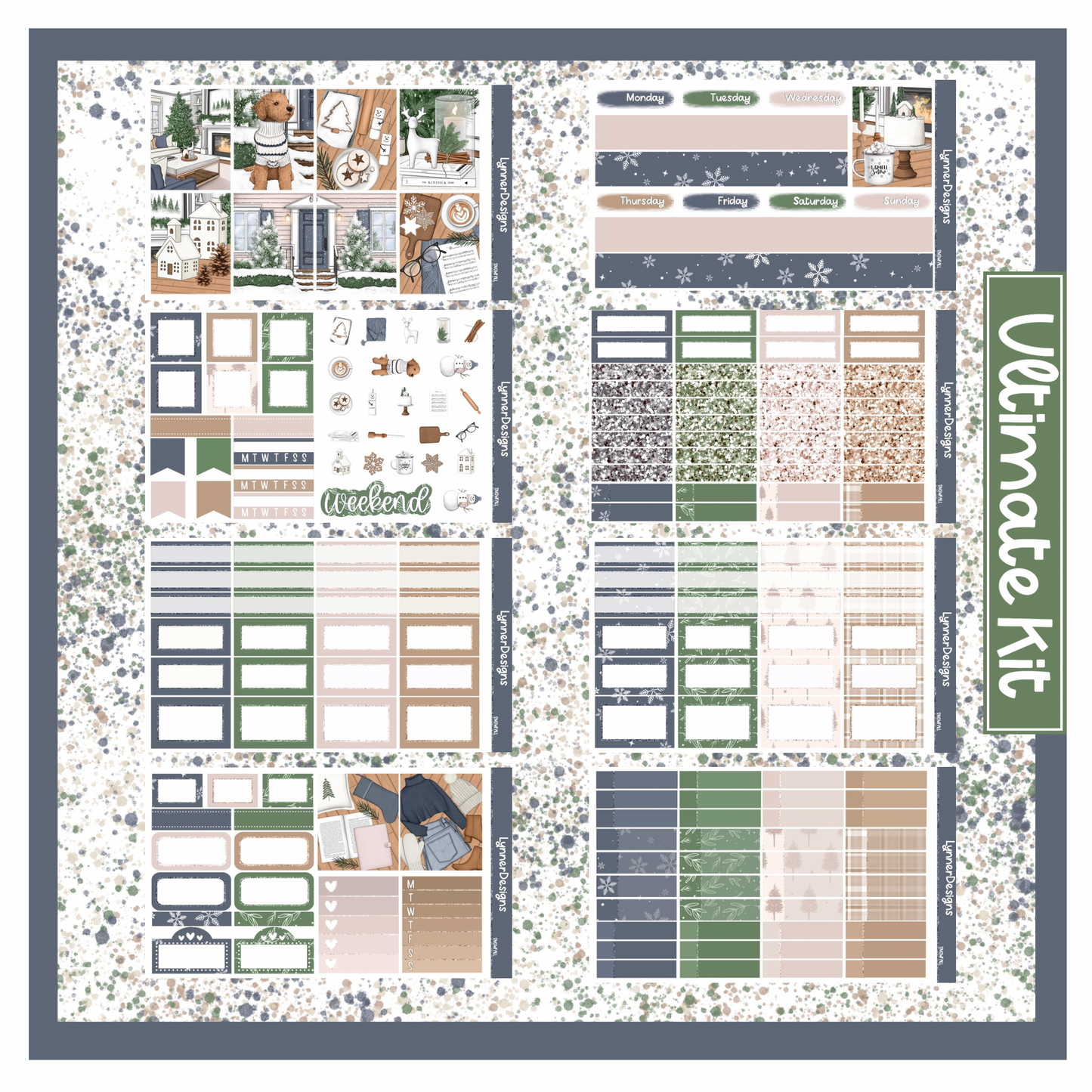 Printable - Snowfall Weekly Kit