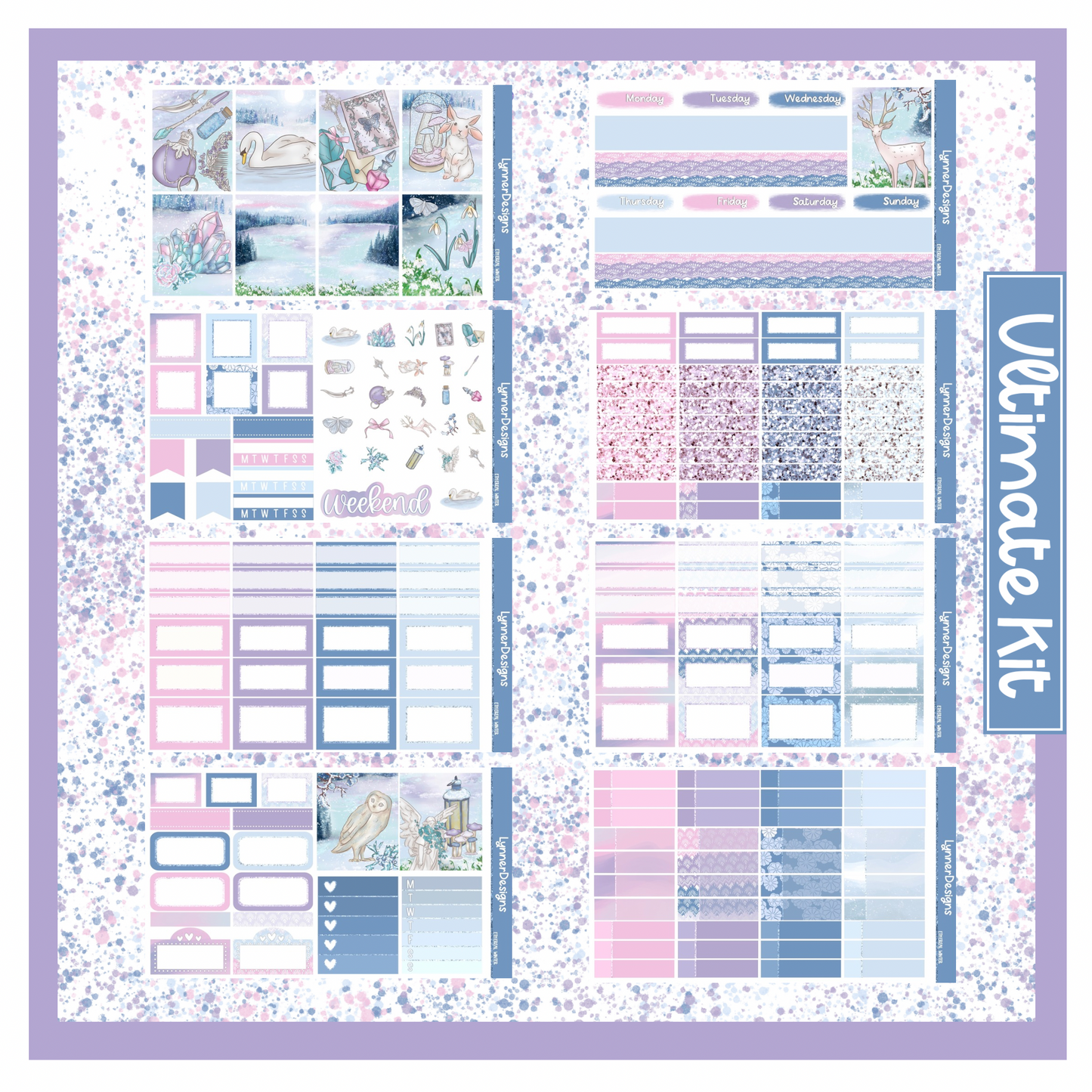 Printable - Ethereal Winter Weekly Kit