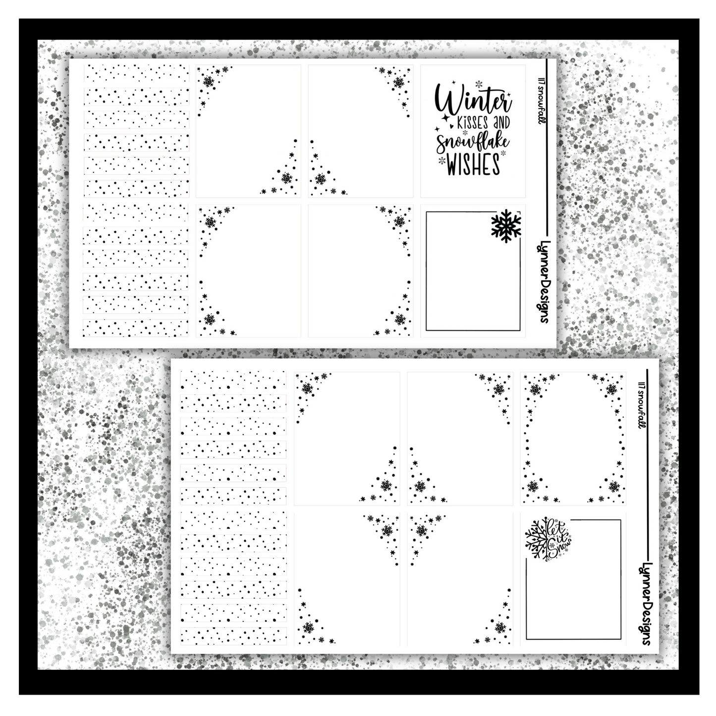 Printable - 117 Snowfall Foil Pack