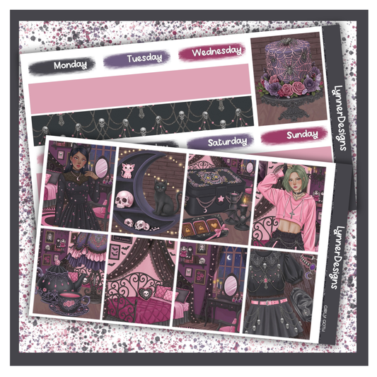 Girly Goth - Vertical Weekly Kit