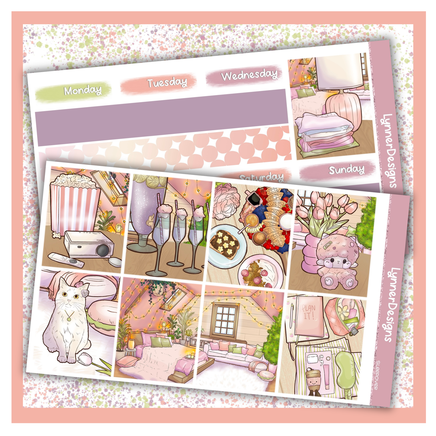 Sleepover - Vertical Weekly Kit