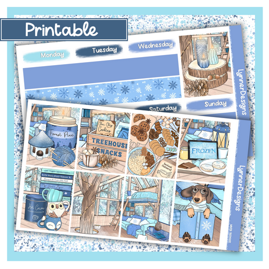 Printable - Winter Treehouse Weekly Kit