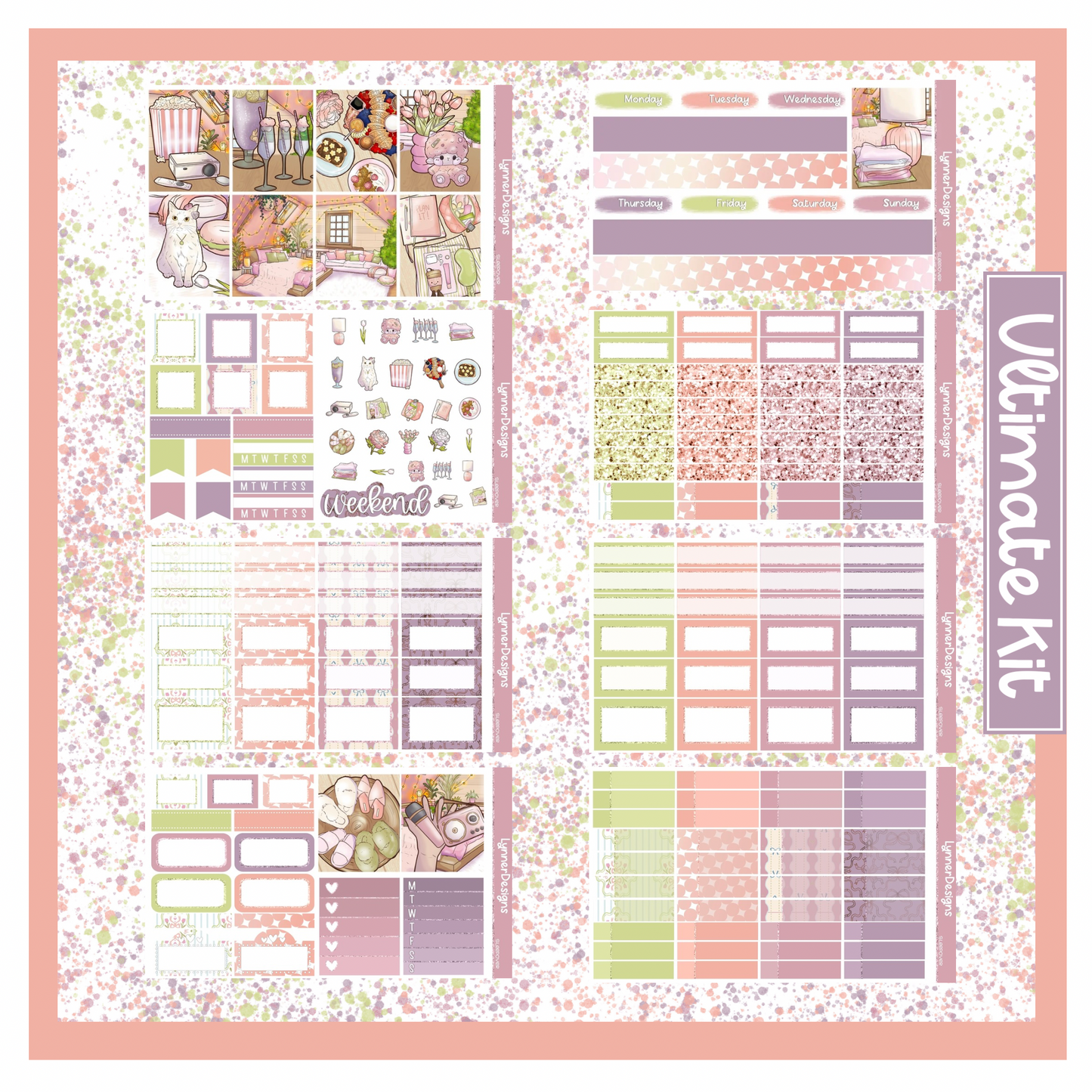 Sleepover - Vertical Weekly Kit