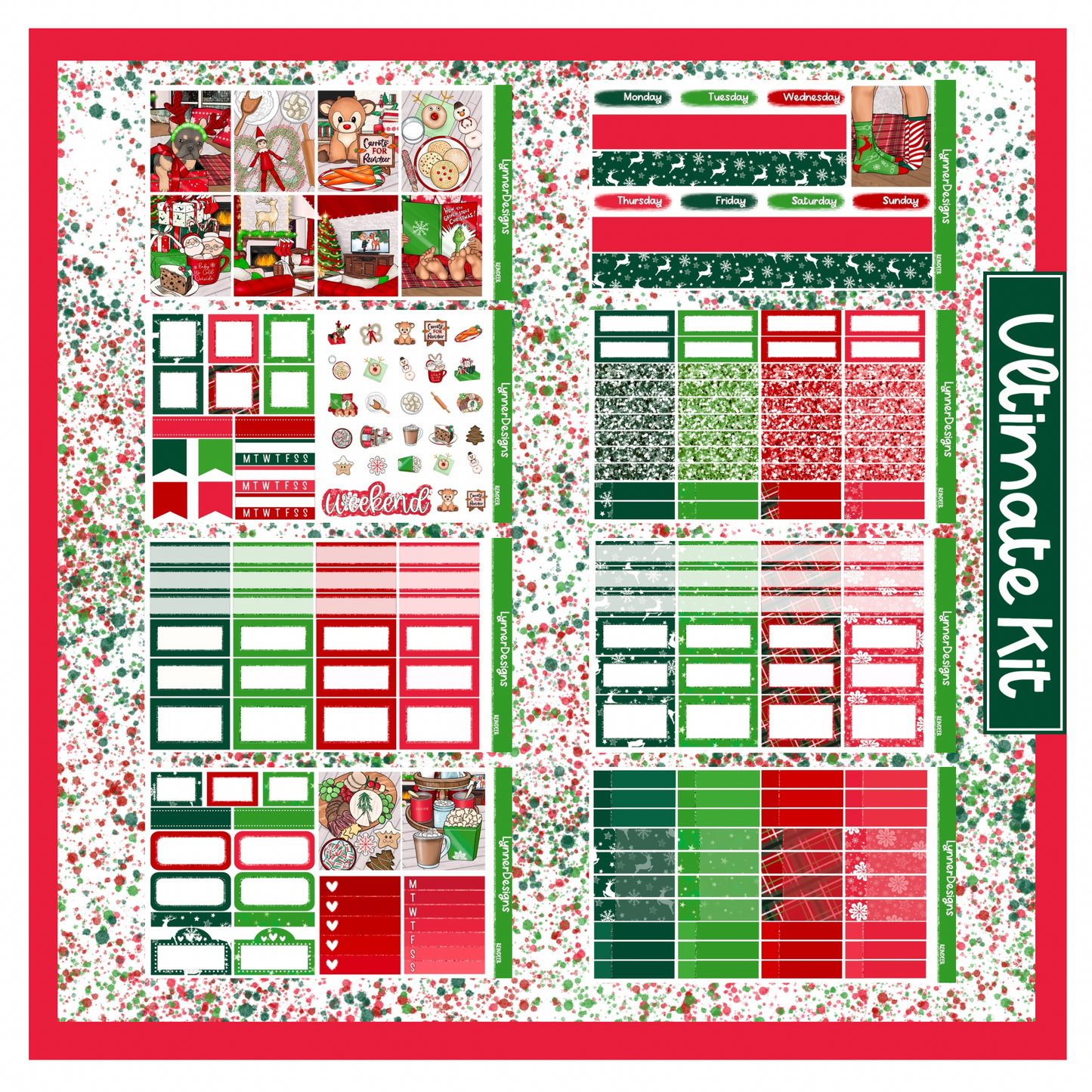 Printable - Reindeer Weekly Kit