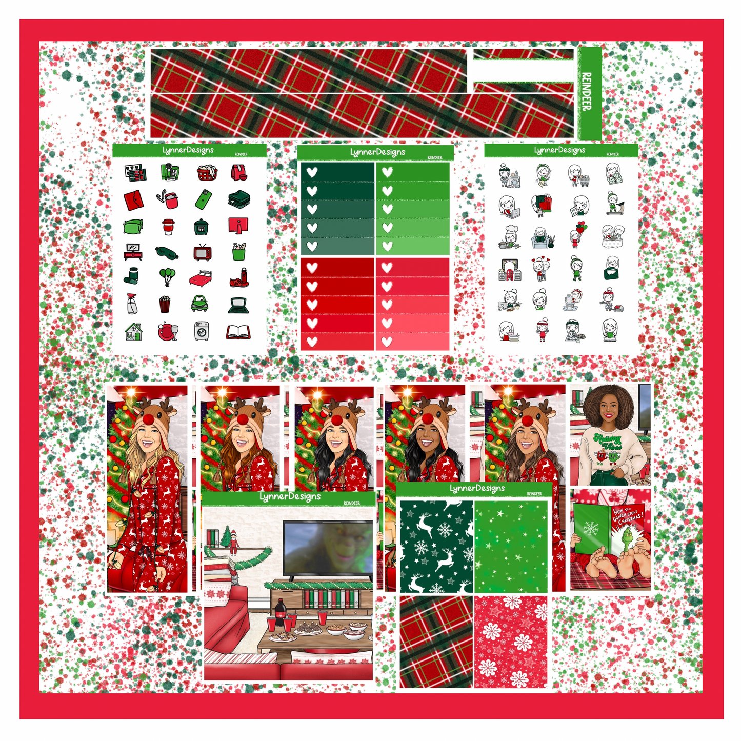 Printable - Reindeer Weekly Kit