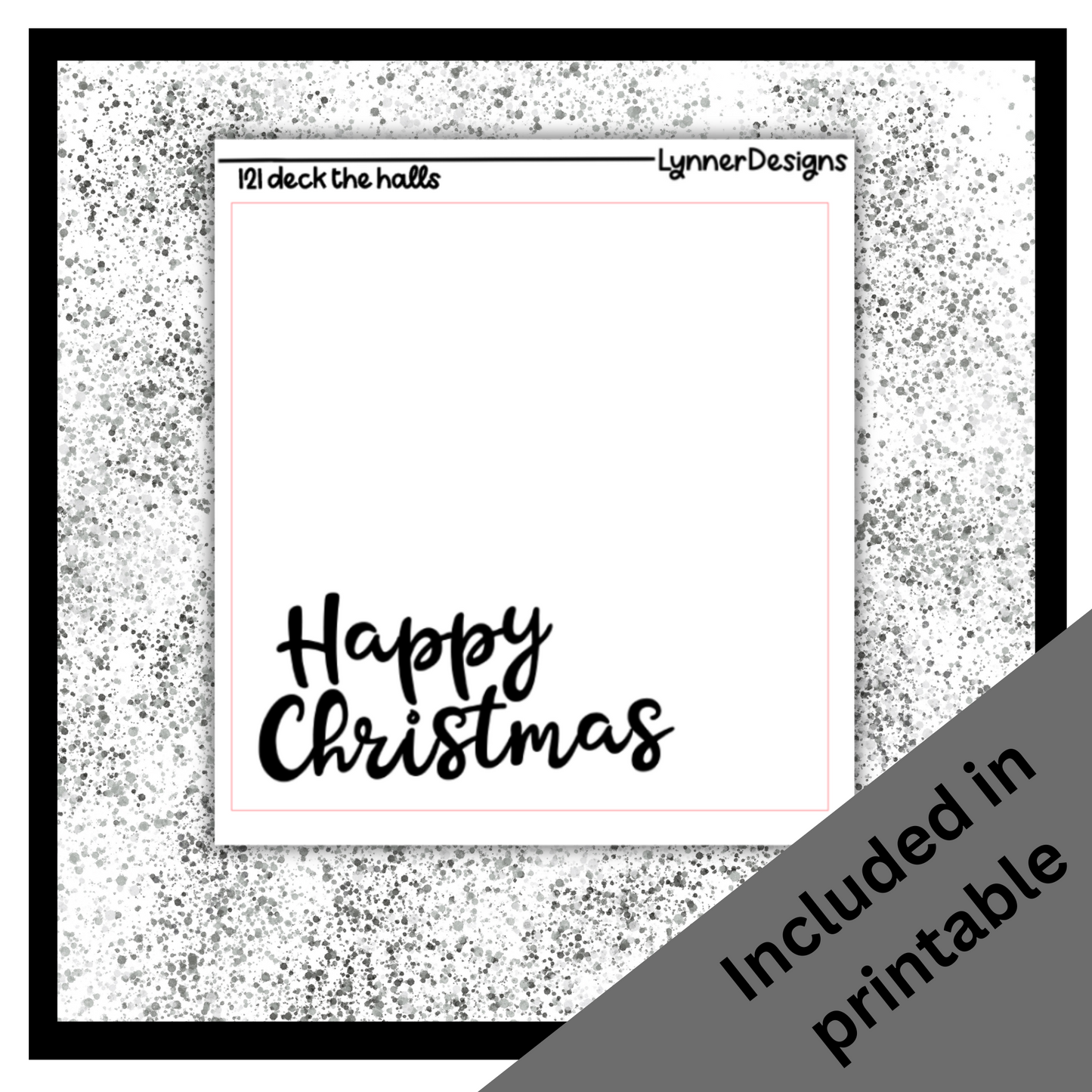 Printable - 121 Deck the Halls Foil Pack