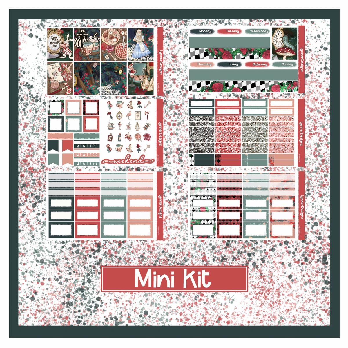 Wonderland - Vertical Weekly Kit