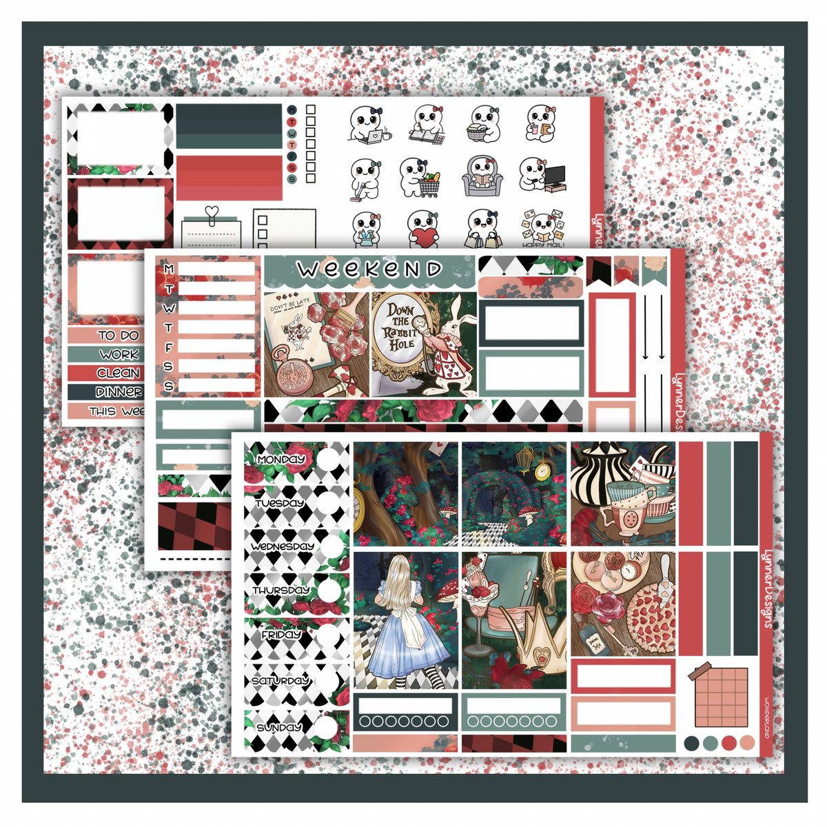 Wonderland - Hobonichi Cousin Weekly Kit