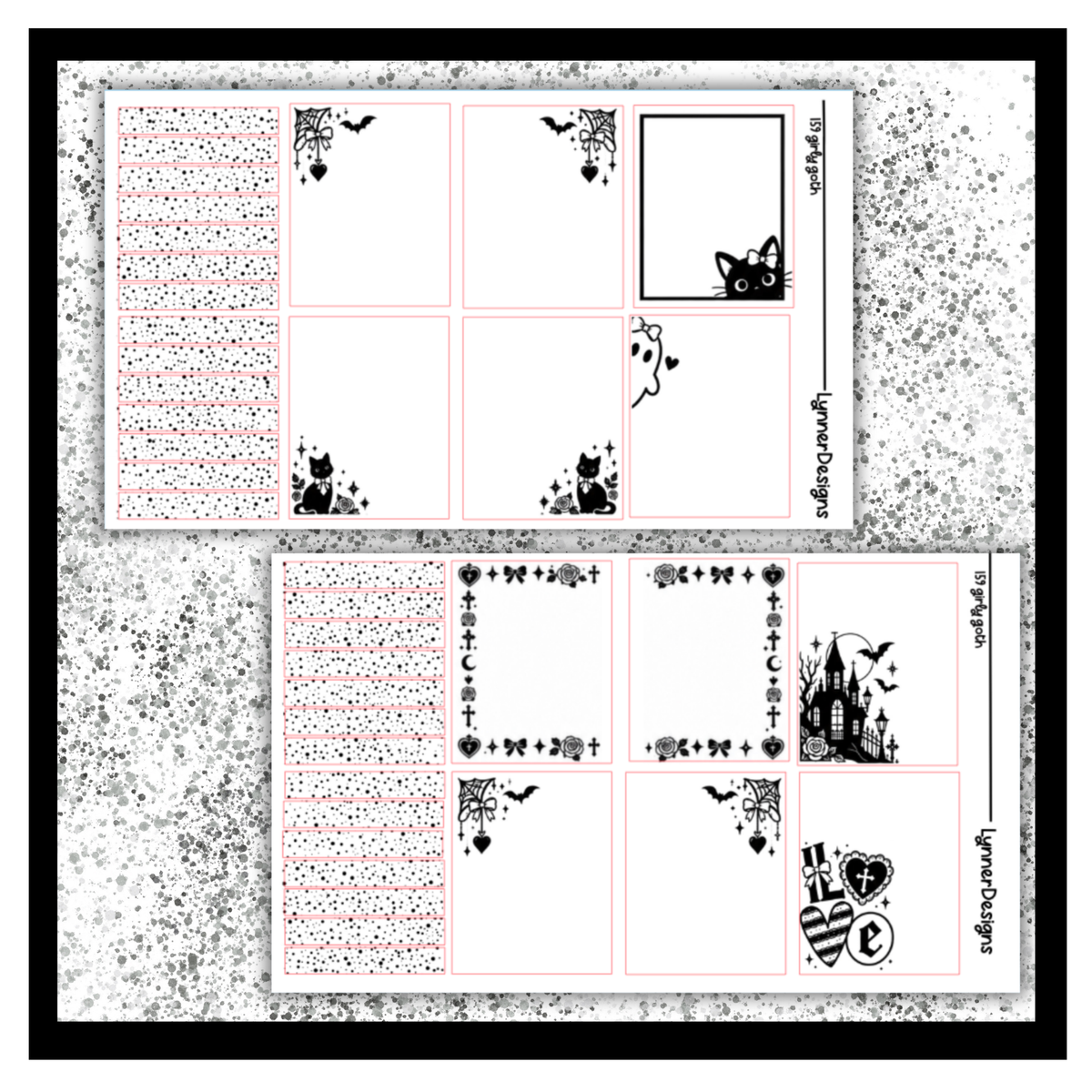 Printable - 159 Girly Goth Foil Pack