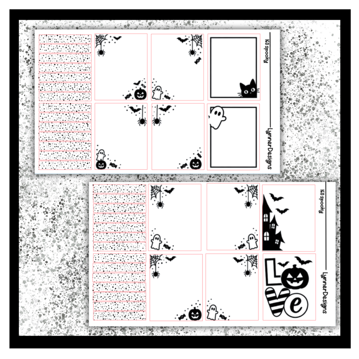 Printable - 160 Spooky Foil Pack