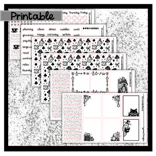 Printable - 162 Wonderland Foil Pack