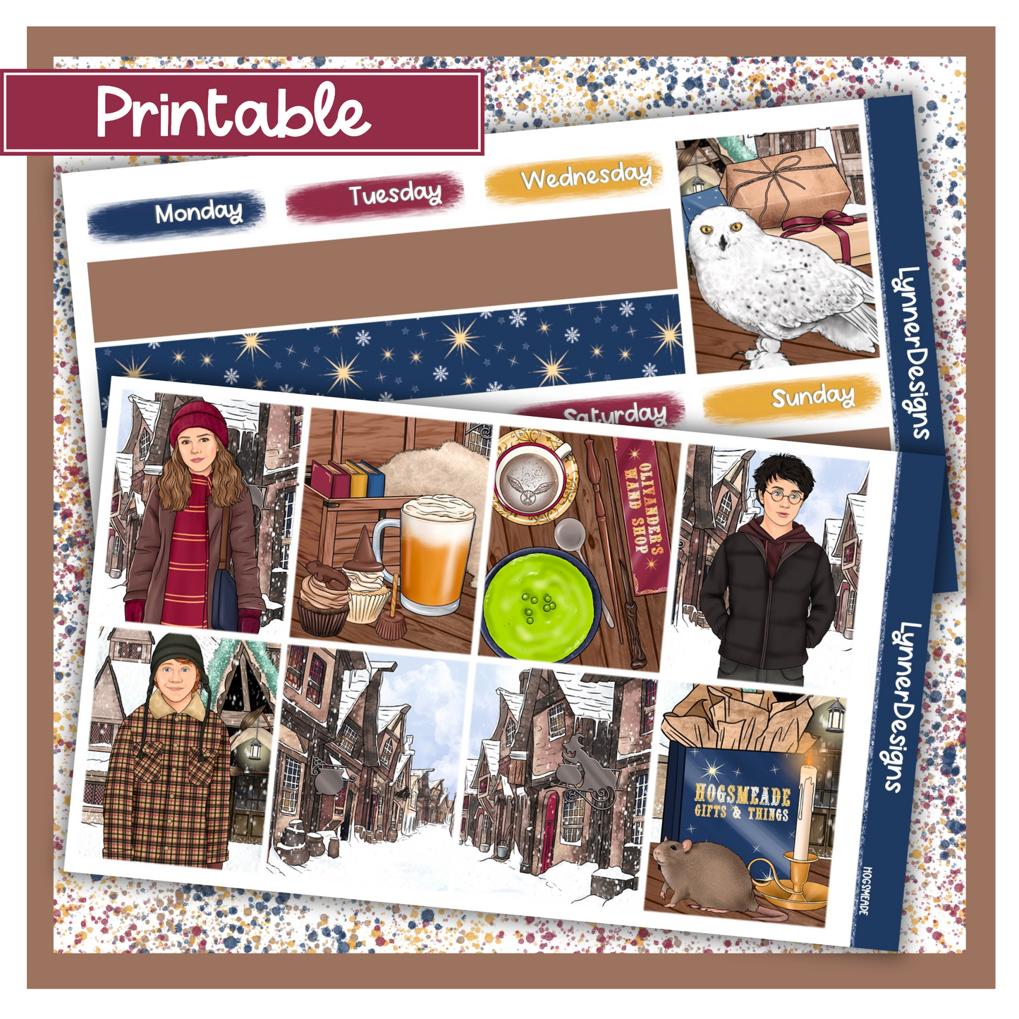 Printable - Hogsmeade Weekly Kit