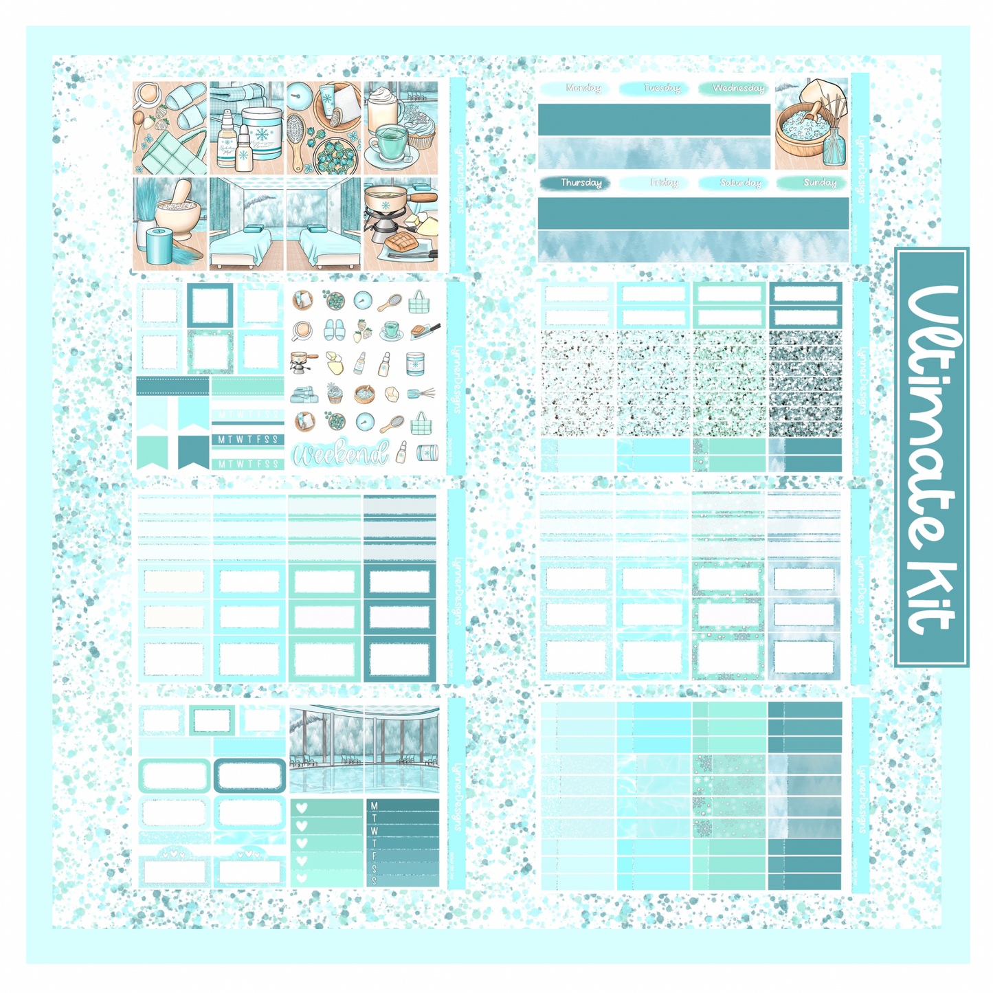 Printable - Snowy Spa Day Weekly Kit