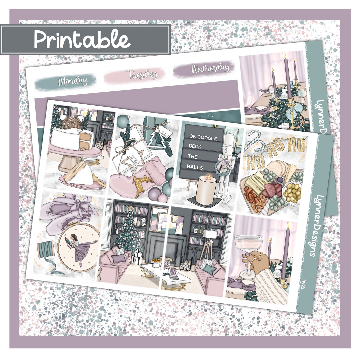 Printable - Tinsel Weekly Kit