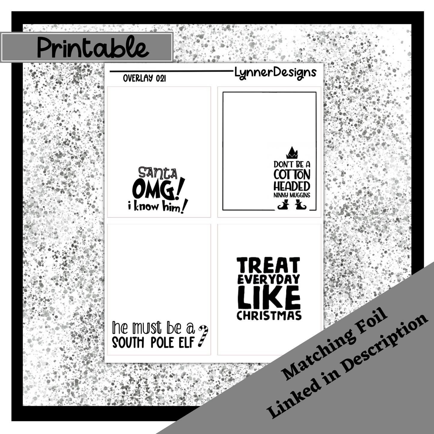 Printable - Buddy Weekly Kit