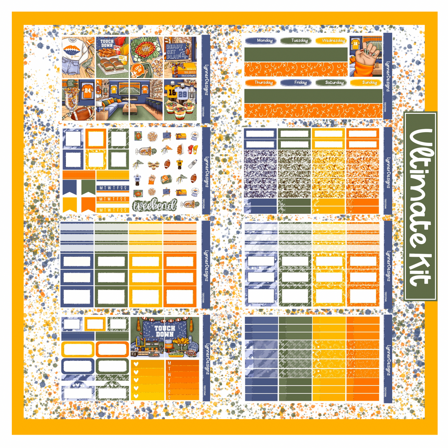 Printable - Touchdown Weekly Kit