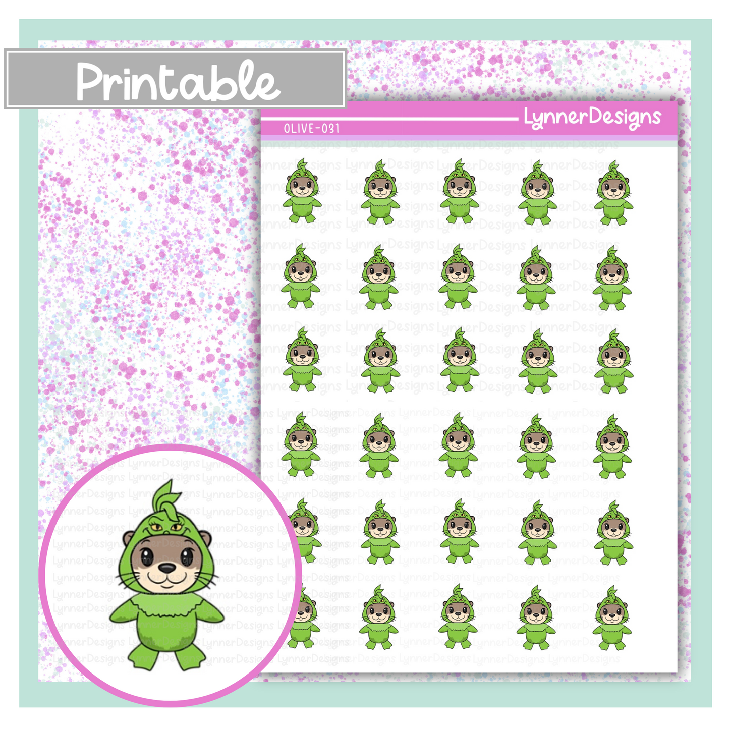 Printable - Olive 031 - Stole Christmas