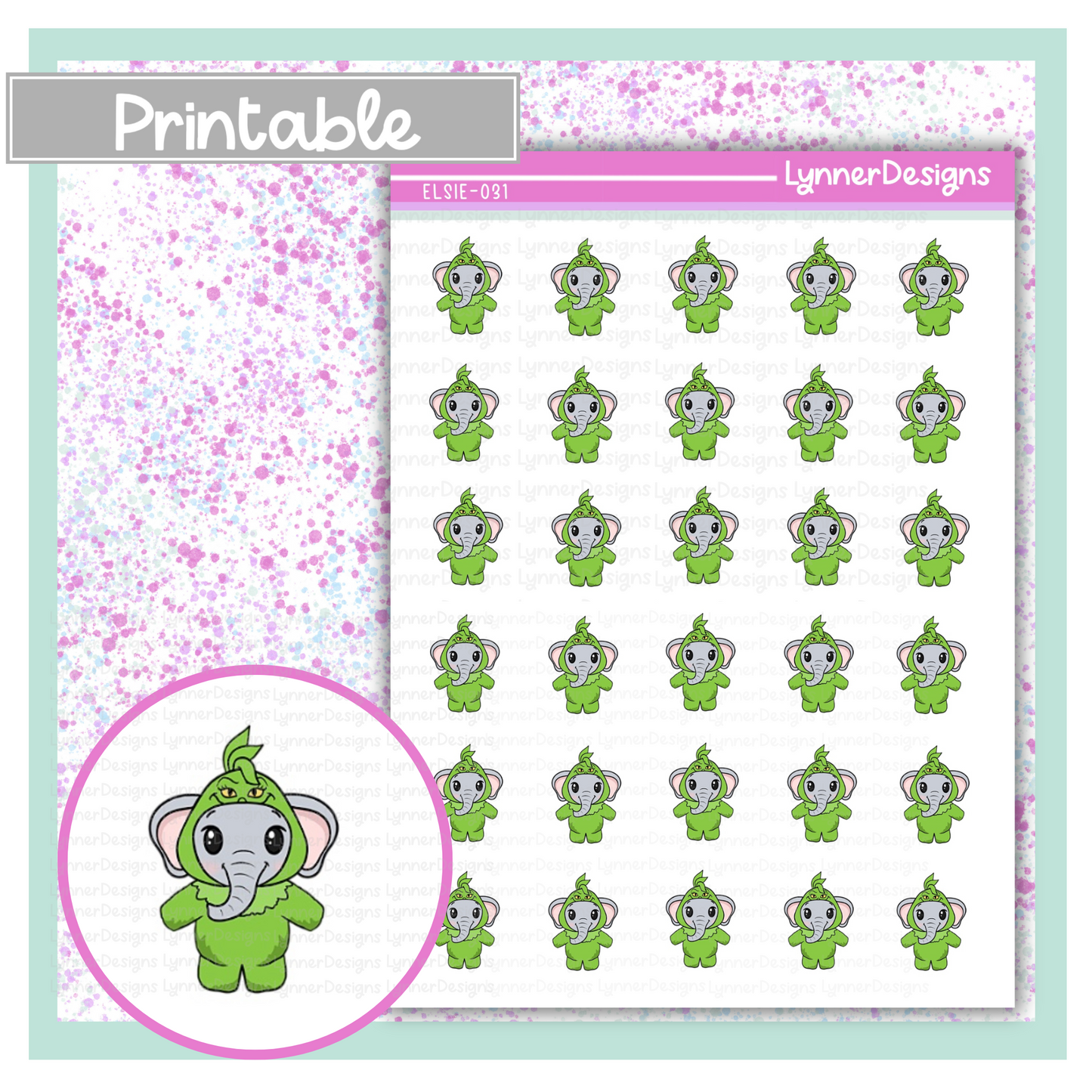 Printable - Elsie 031 - Stole Christmas