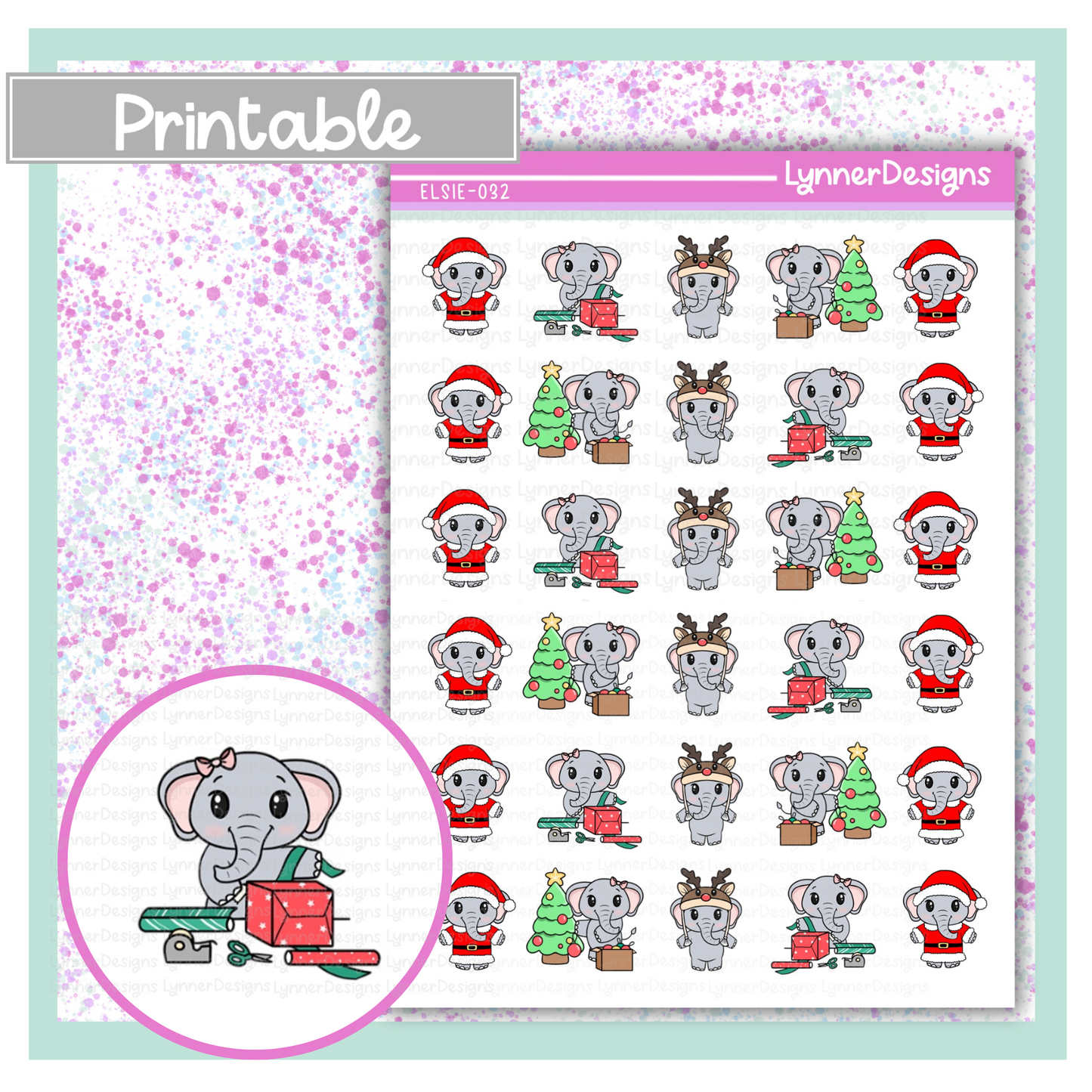 Printable - Elsie 032 - Christmas