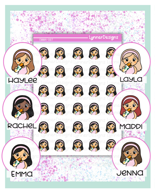 007 Girl Character - Sandwich- Food