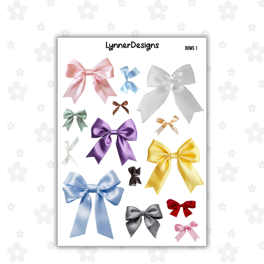 Bows 1 - Journaling - Junk Journaling