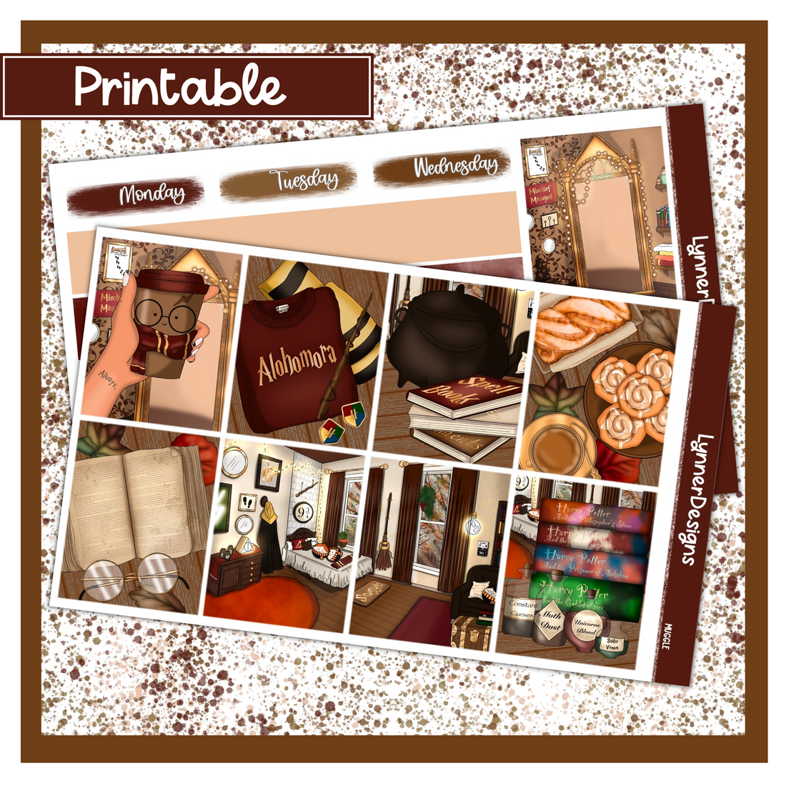 Printable Muggle Weekly Kit LynnerDesigns
