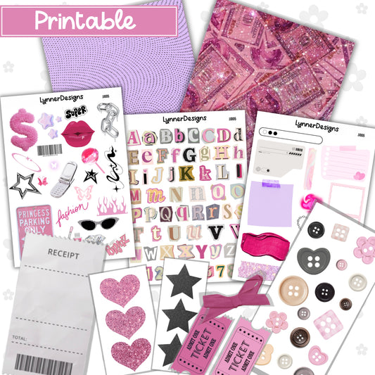 Printable - JJ005 Junk Journal Kit