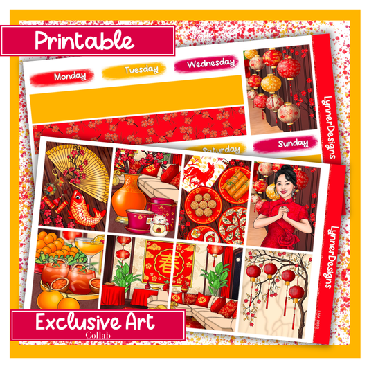 Printable - LNY 2026 - Vertical Weekly Kit