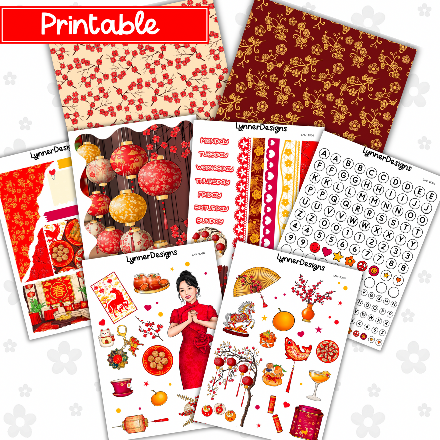 Printable - LNY 2026 Journaling Kit