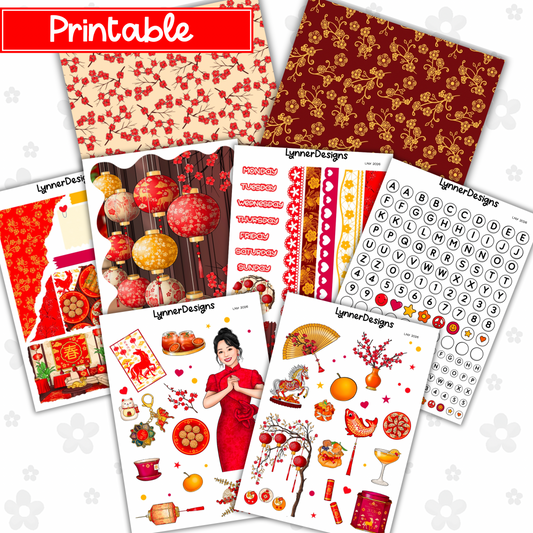 Printable - LNY 2026 Journaling Kit