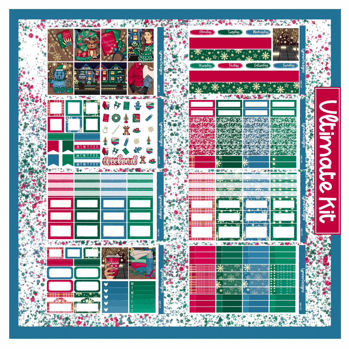 Printable - Xmas Lights (Light it Up) Weekly Kit