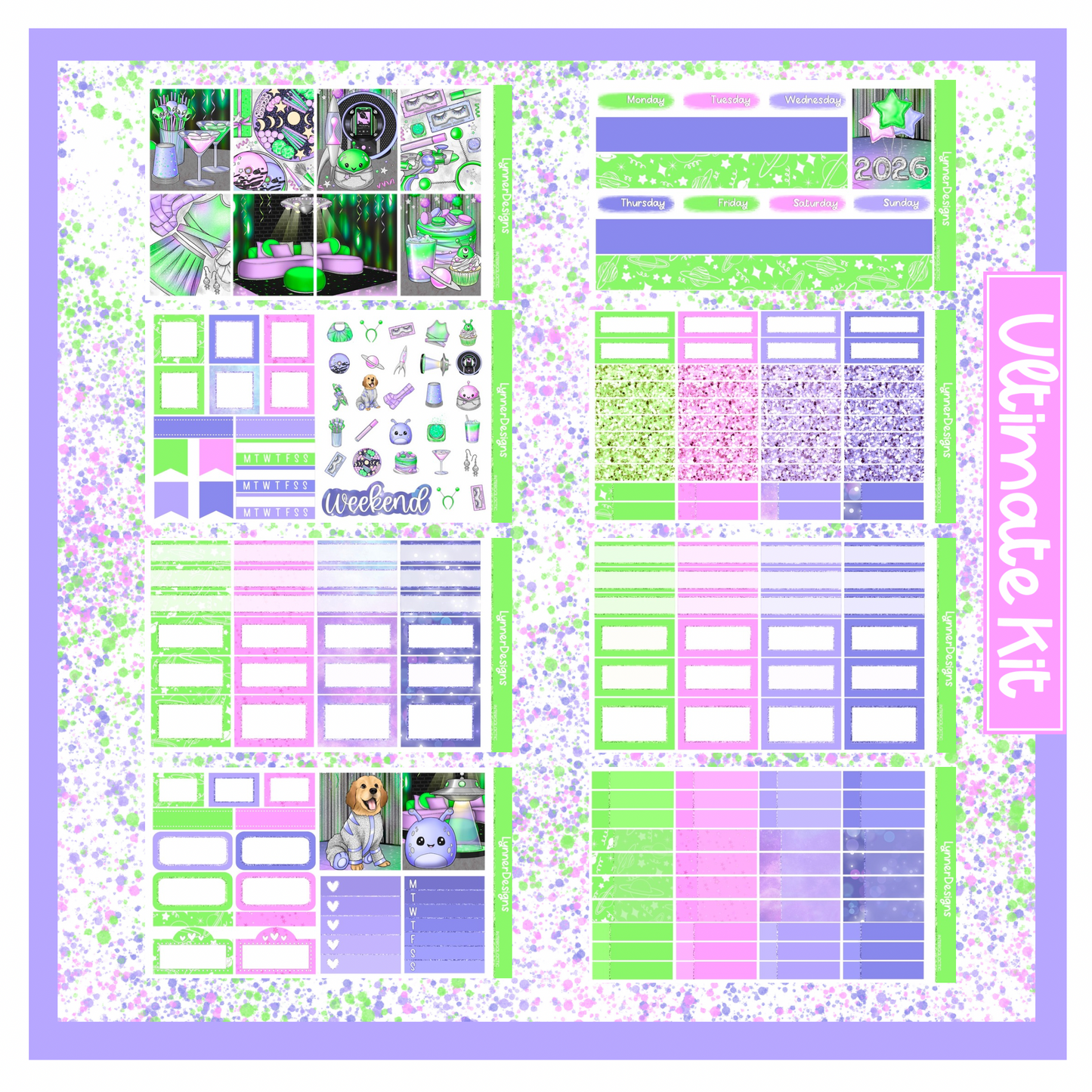 Intergalactic - Vertical Weekly Kit