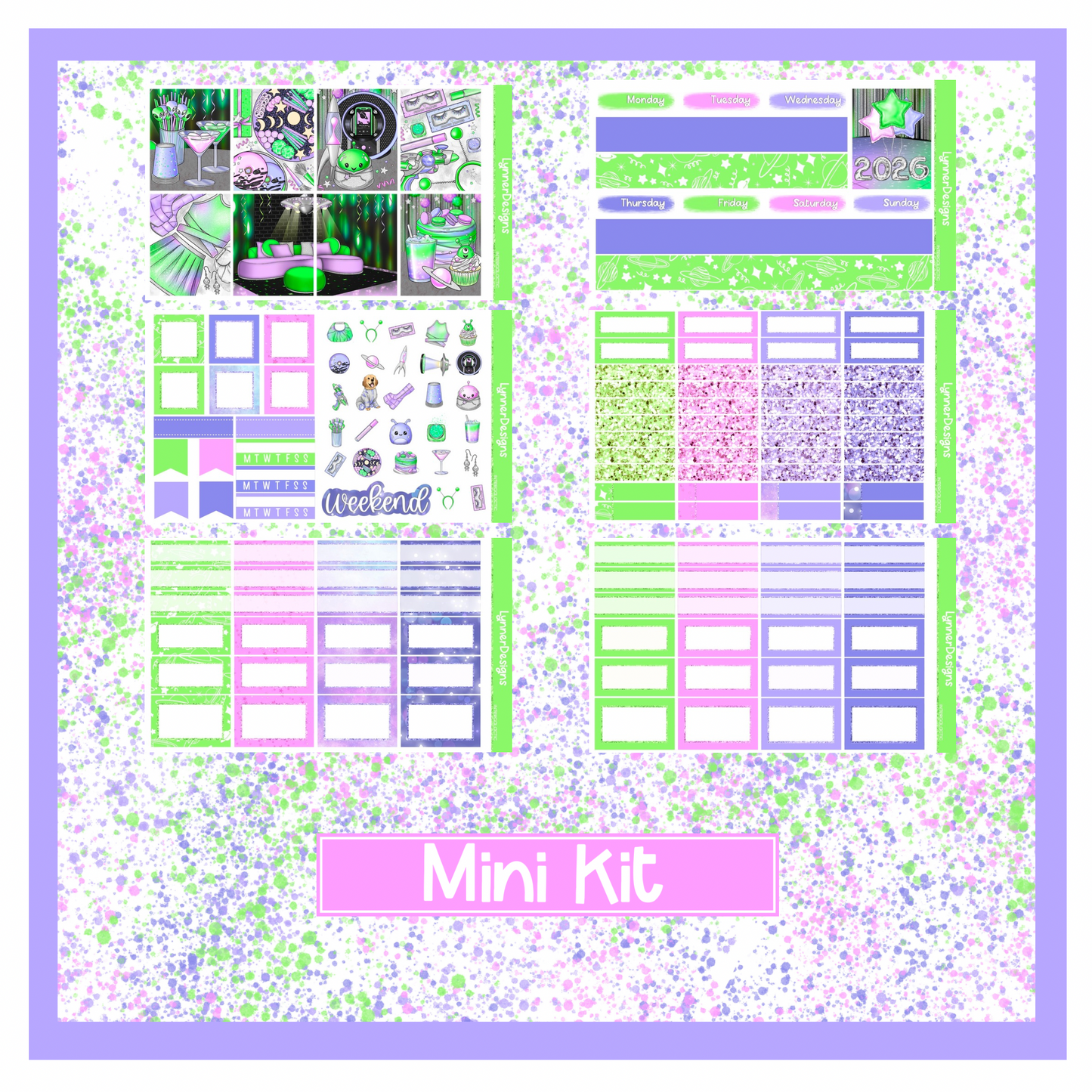 Intergalactic - Vertical Weekly Kit