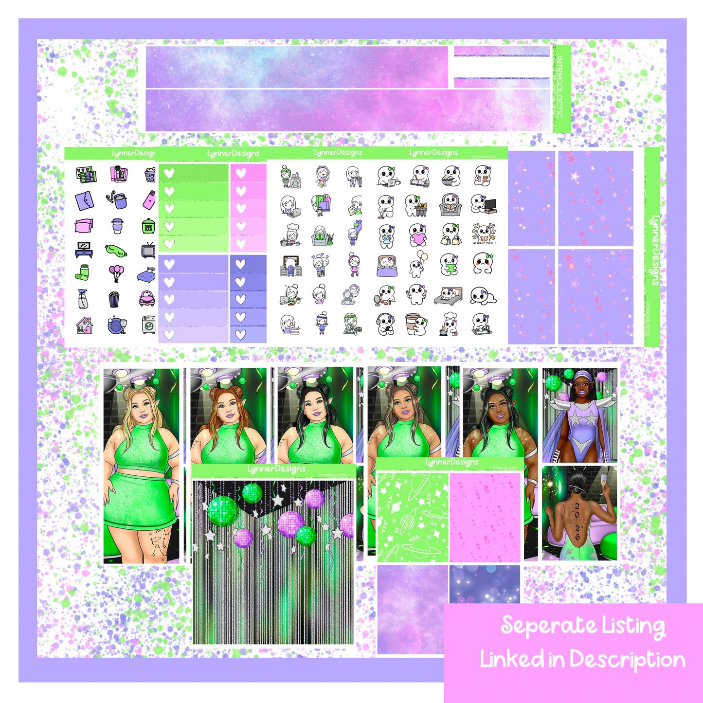 Intergalactic - Vertical Weekly Kit