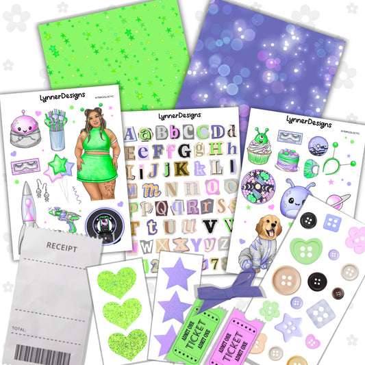 Intergalactic - Junk Journal Kit